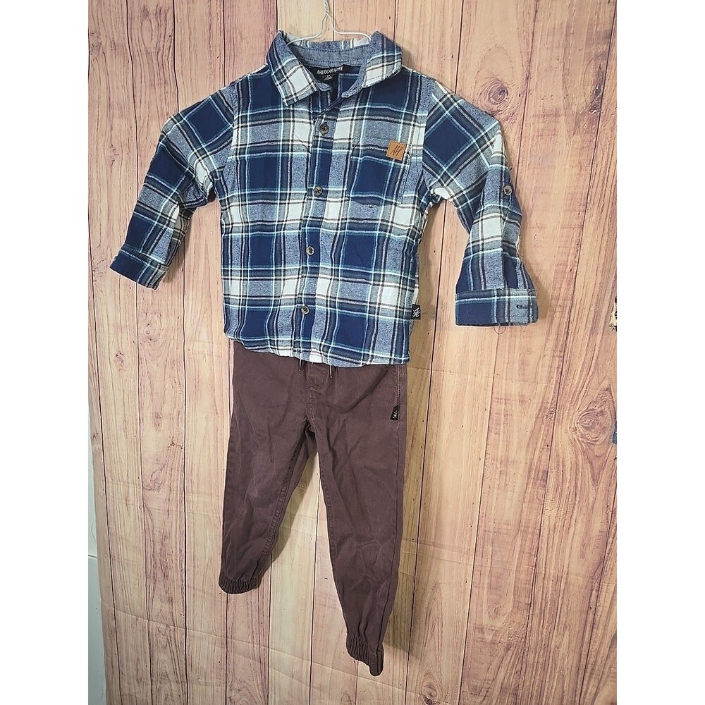 American Hawk 2 Pcs Size 3T - Picture 2 of 11